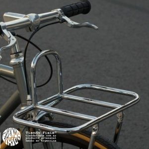 Rack delantero Modelo 3 Cromo Tienda Fixie®
